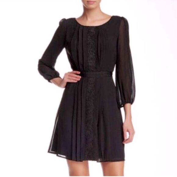 NWT Jessica Simpson Black Elegant Dress Size 4 - Picture 1 of 16